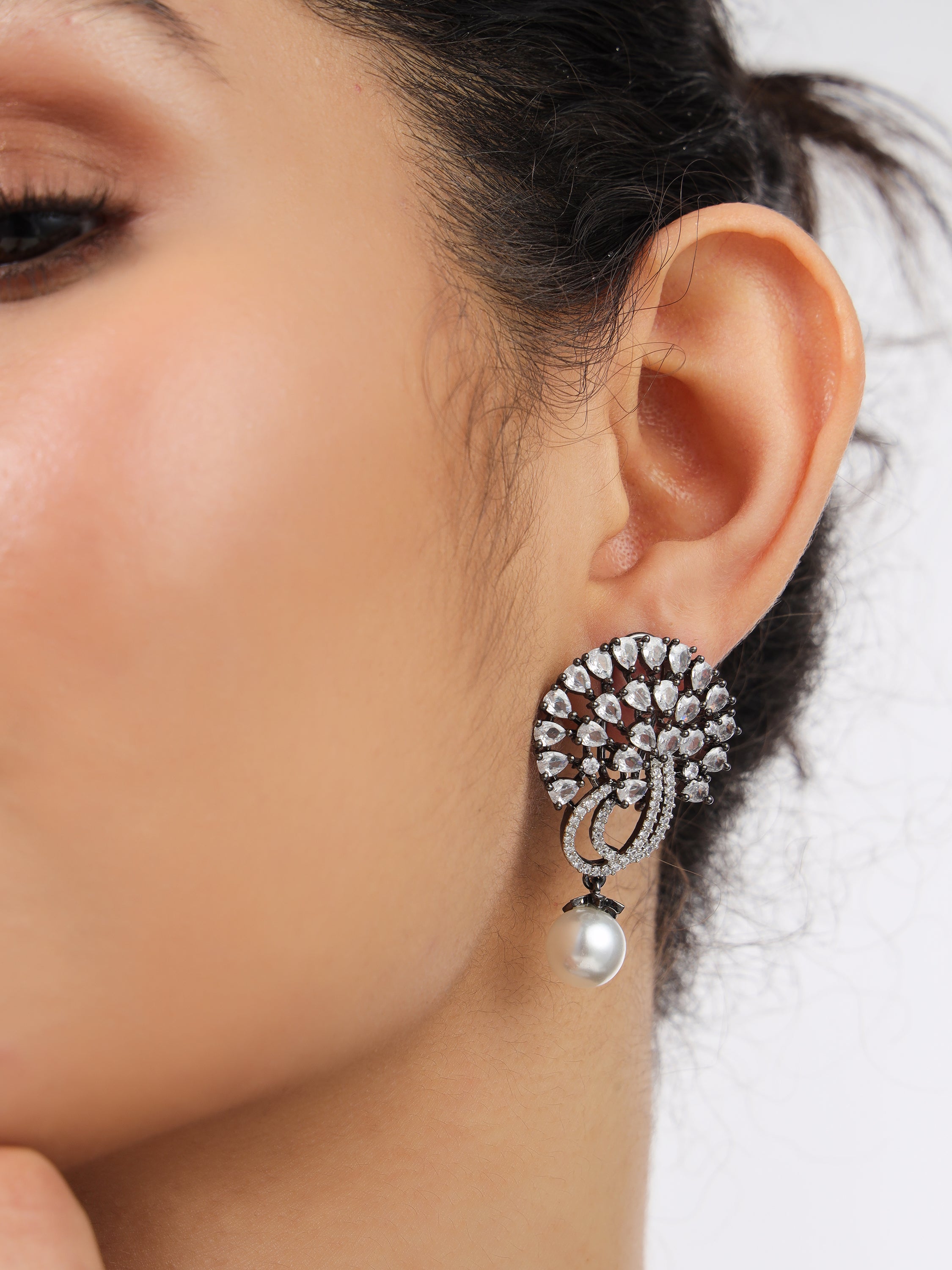 earrings oxidised