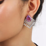 long stud earrings