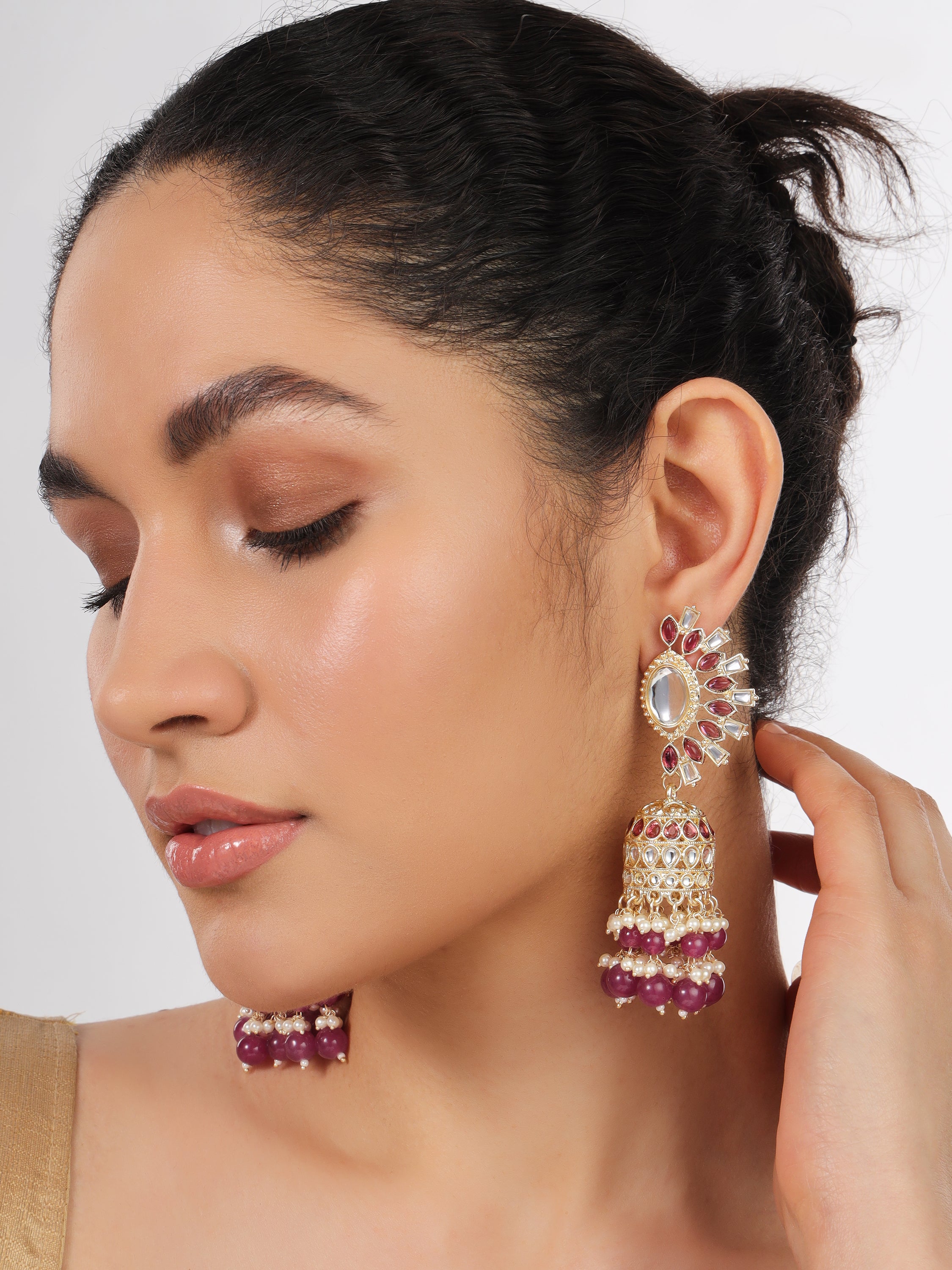 earrings oxidised
