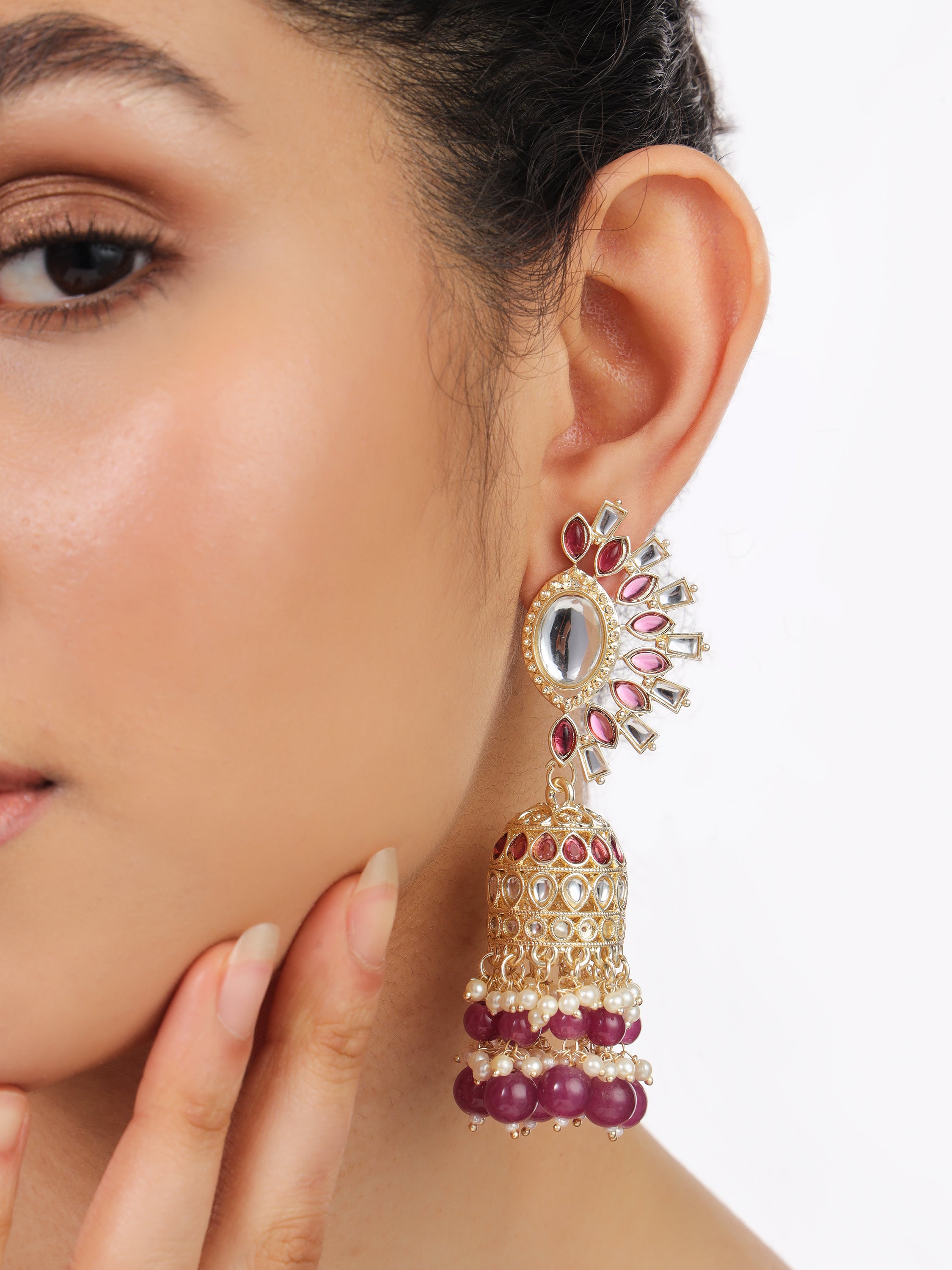 earrings oxidised