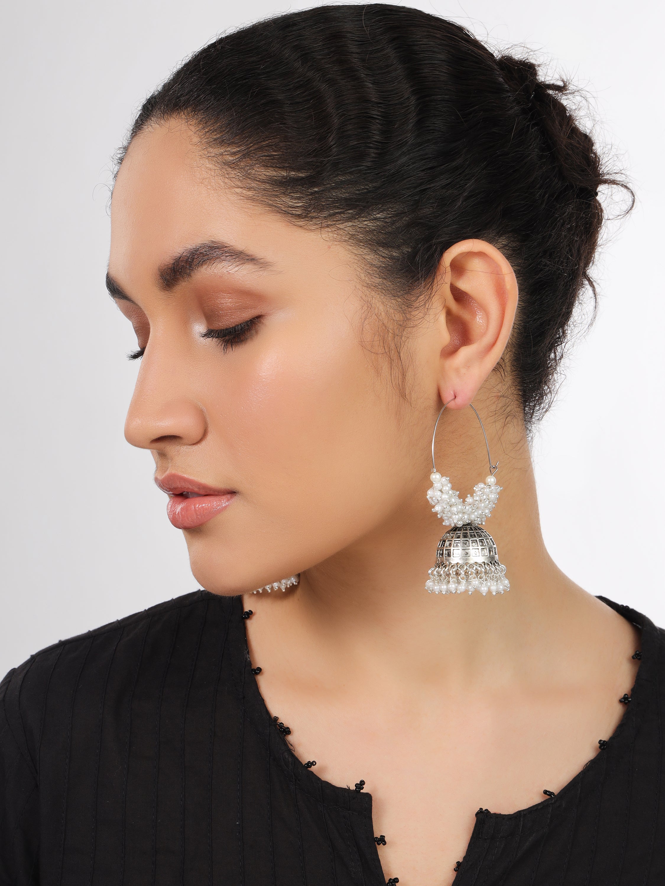 earrings oxidised