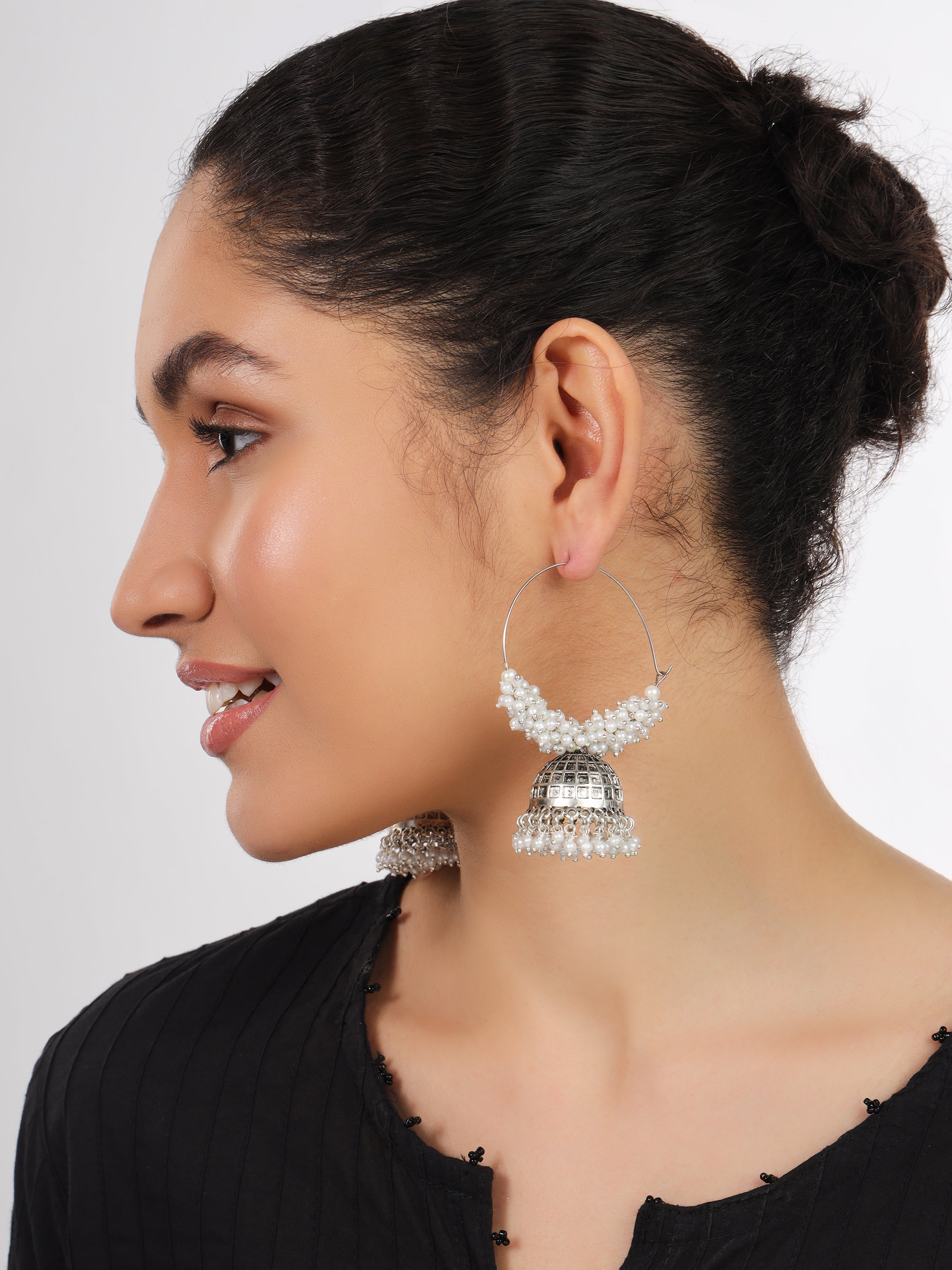 earrings oxidised