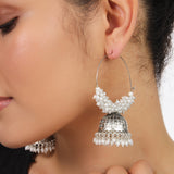 earrings oxidised