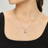 Belle Edge Gold Plated Chain Pendent
