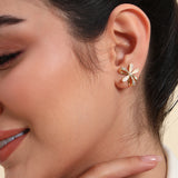 Belle Edge Elegant Flower-Shaped Earrings