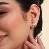 Belle Edge Elegant Flower-Shaped Earrings