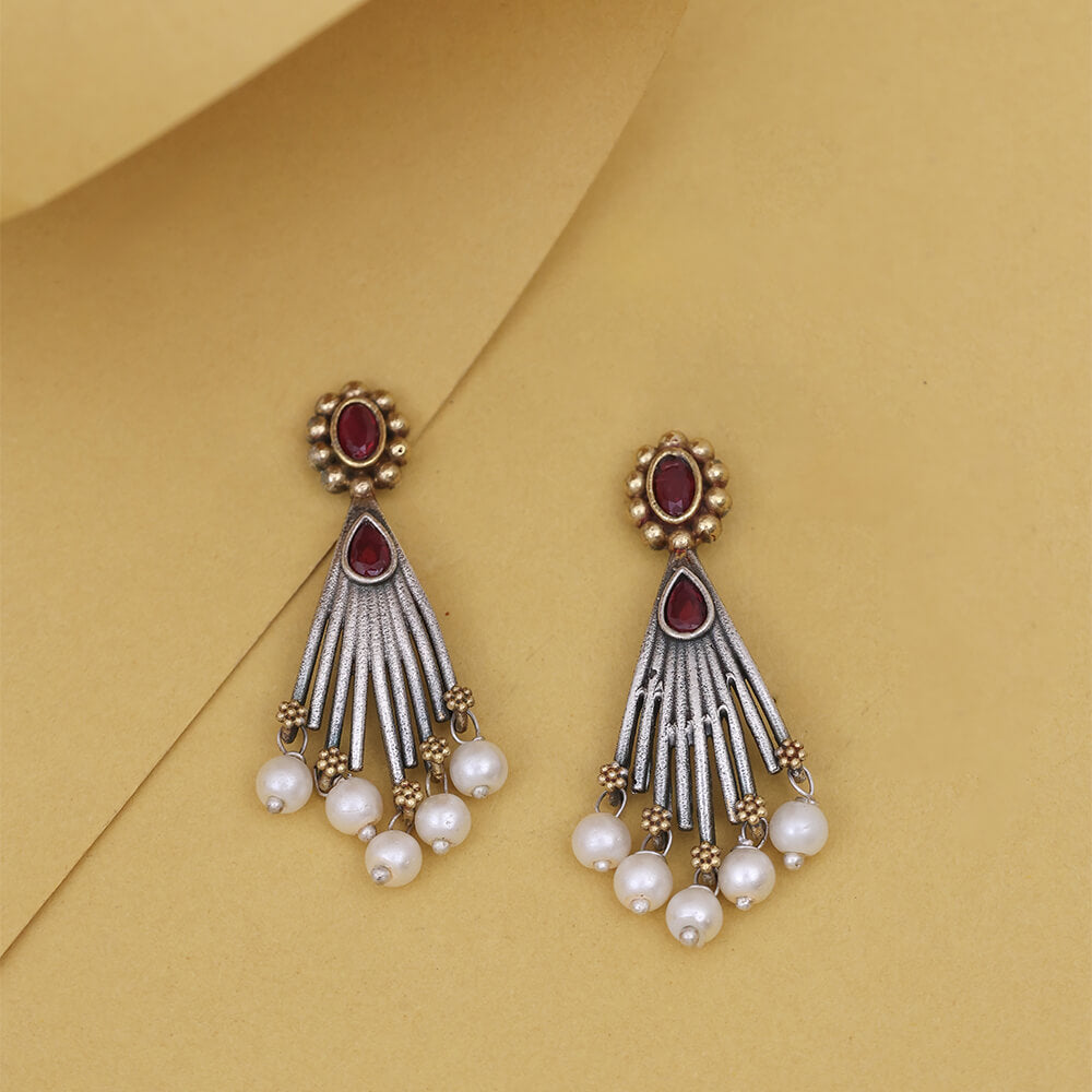 long stud earrings