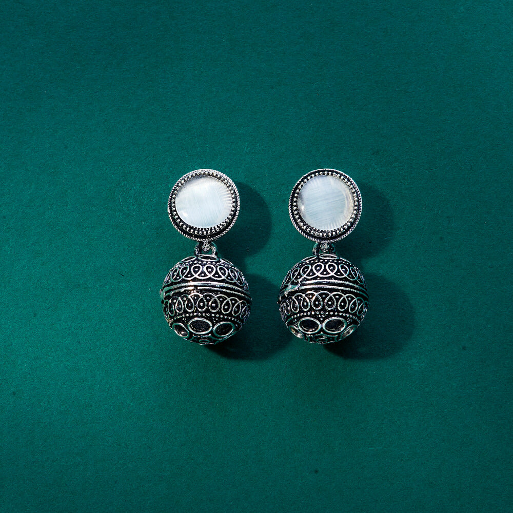 earrings oxidised