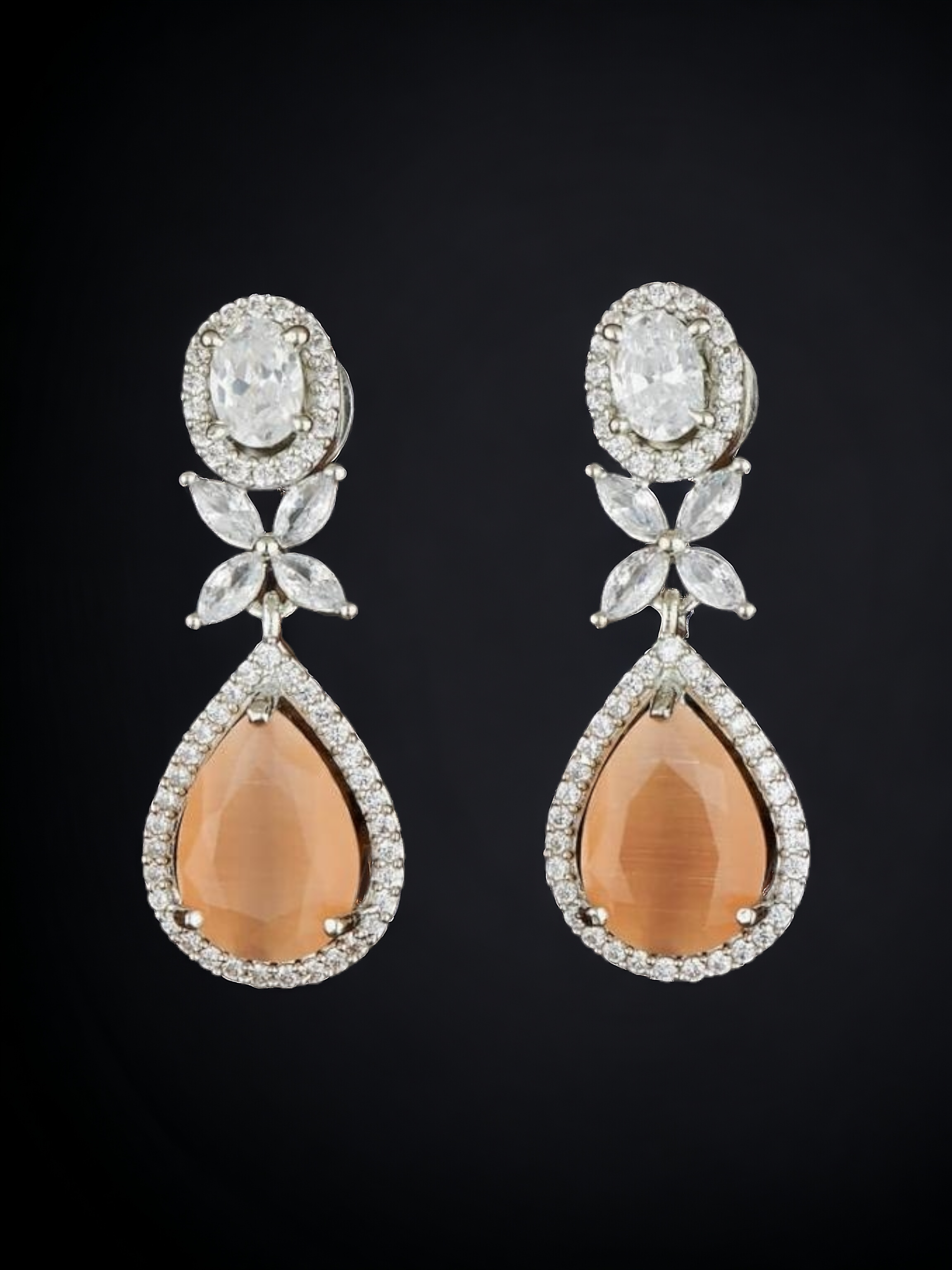 long stud earrings