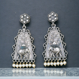 earrings oxidised