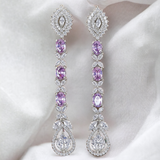 long stud earrings