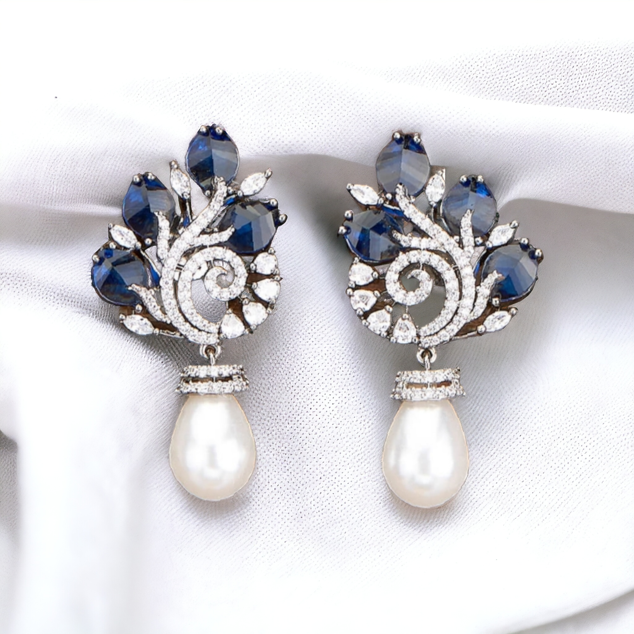 long stud earrings
