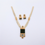 Belle Edge Regal Kundan & Pearl Necklace Set