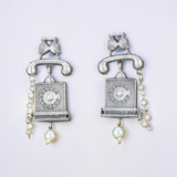 earrings oxidised