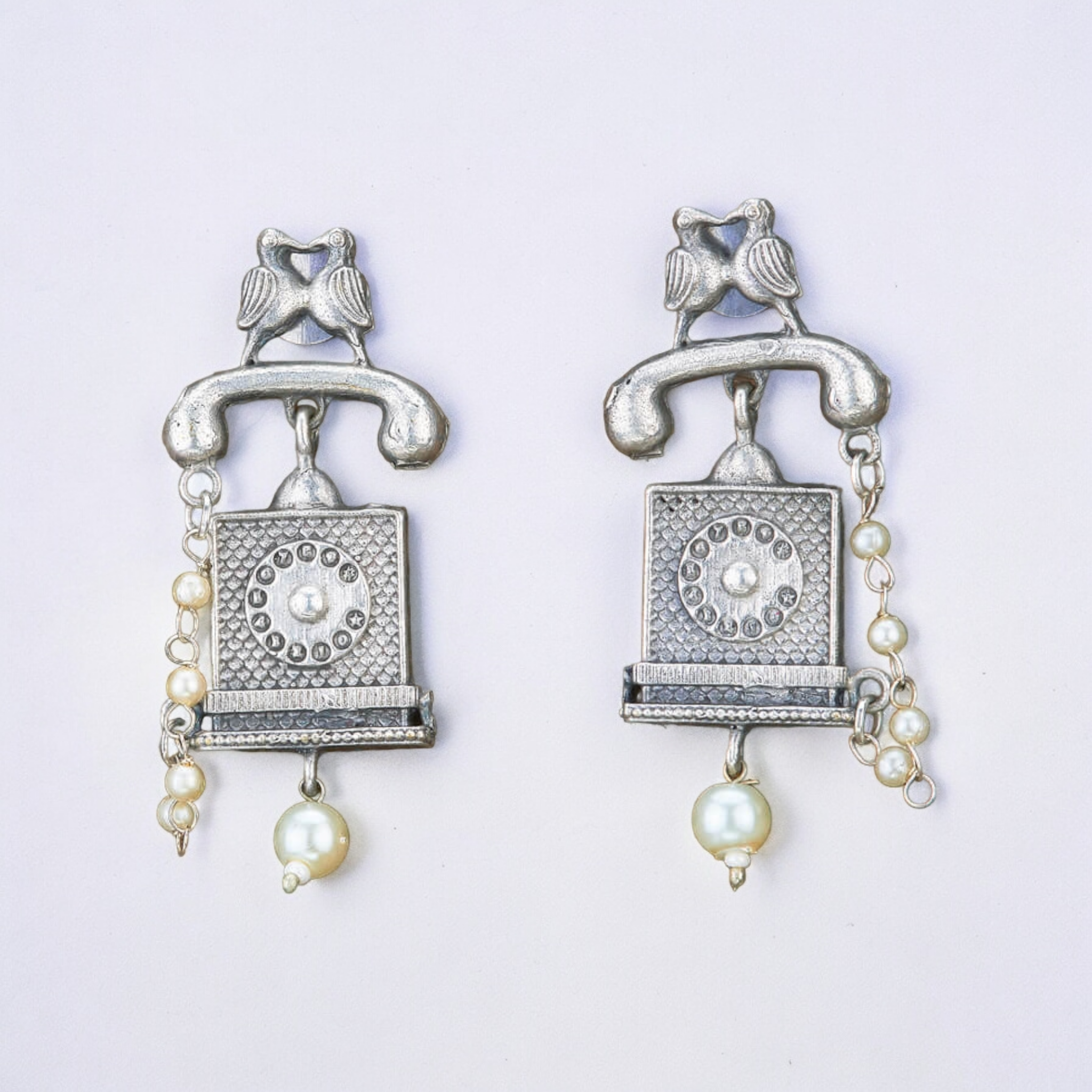 earrings oxidised