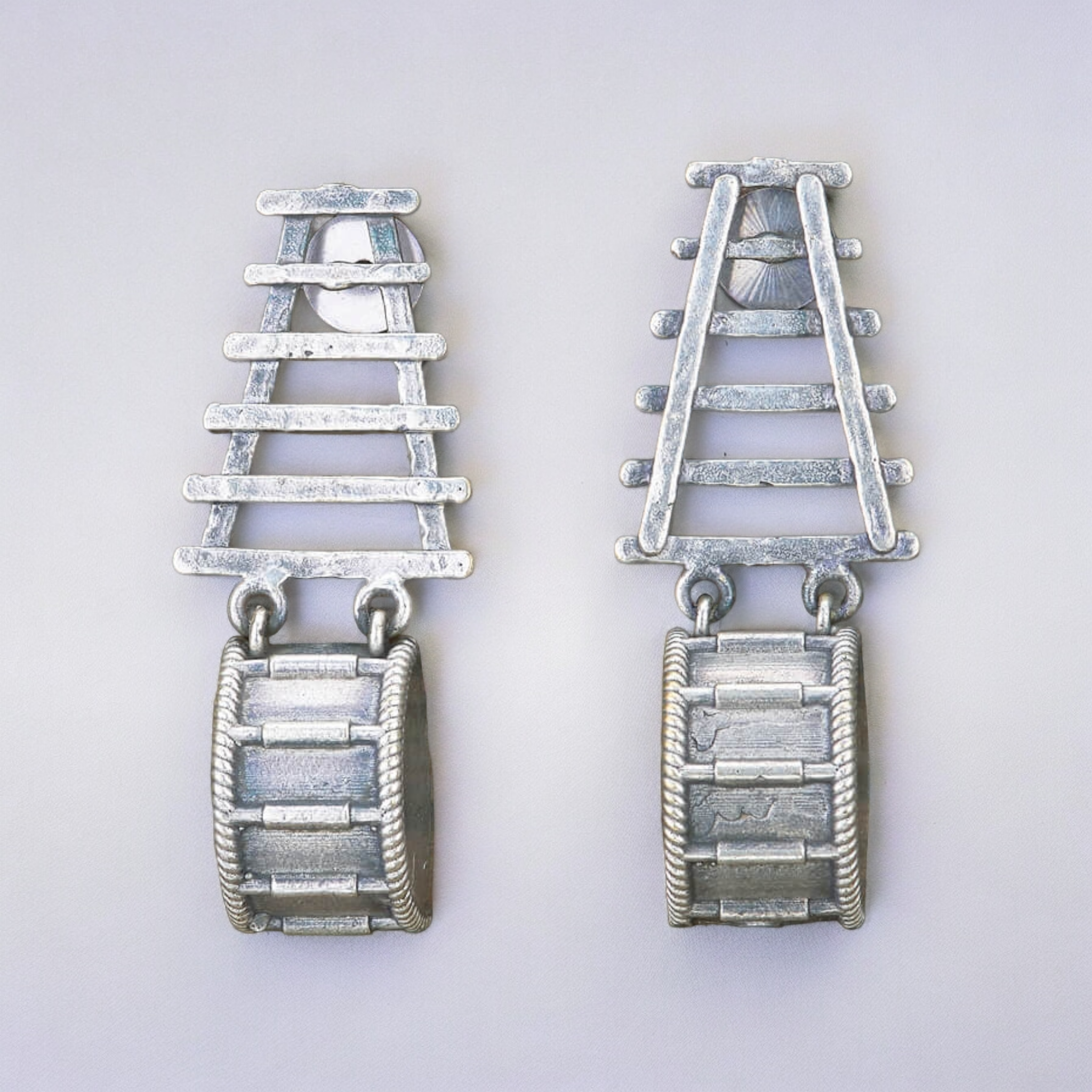 earrings oxidised