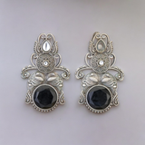 earrings oxidised