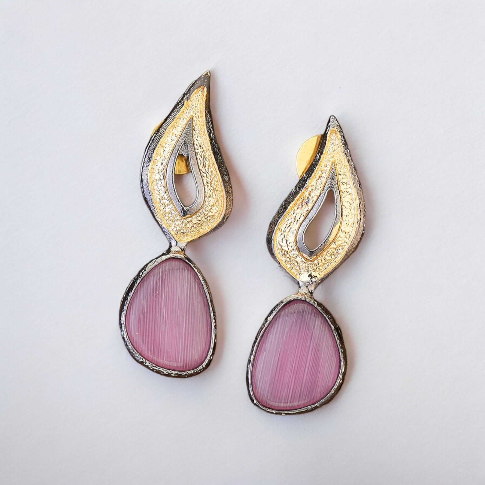 earrings oxidised