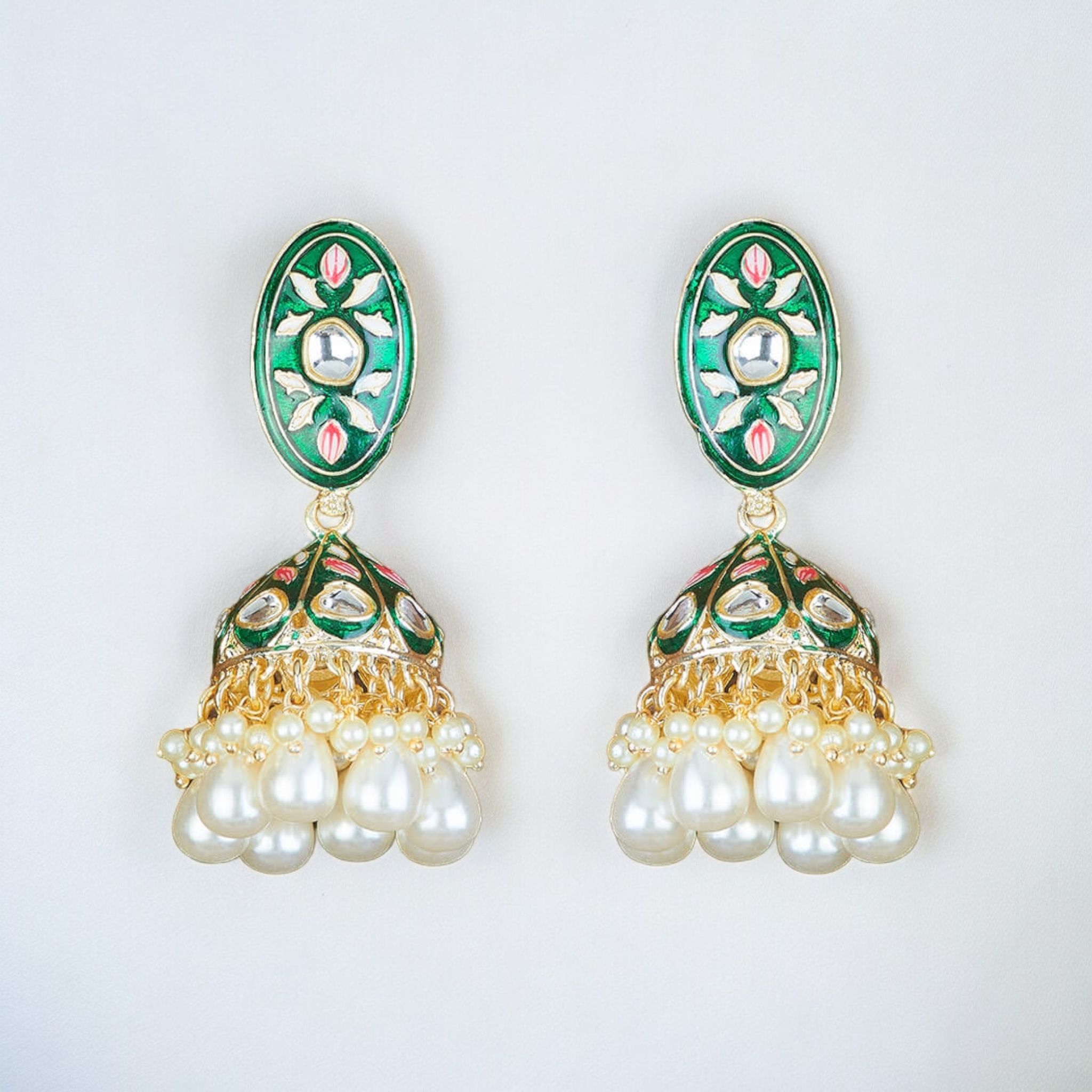 earrings oxidised