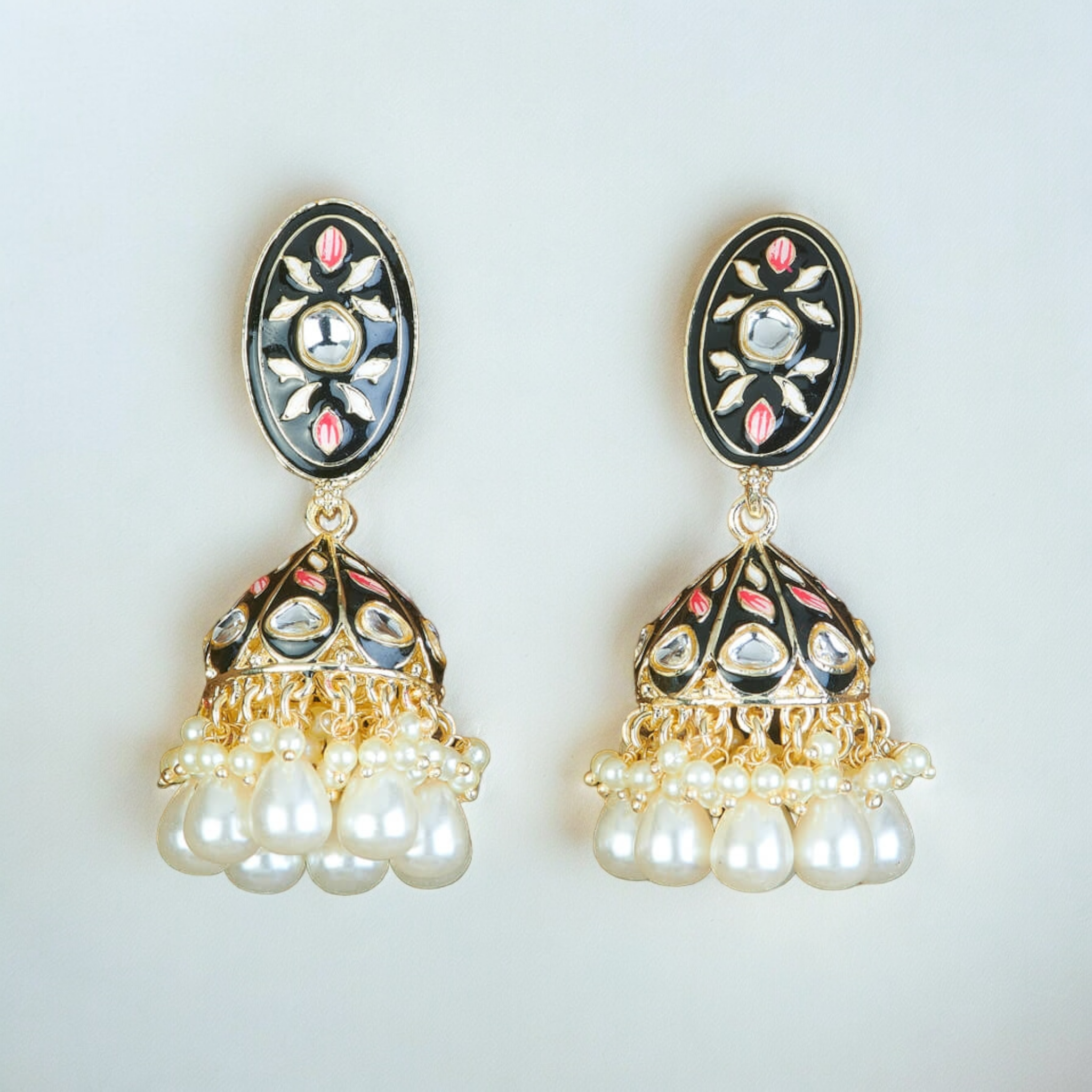 earrings oxidised