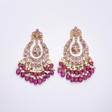 long stud earrings