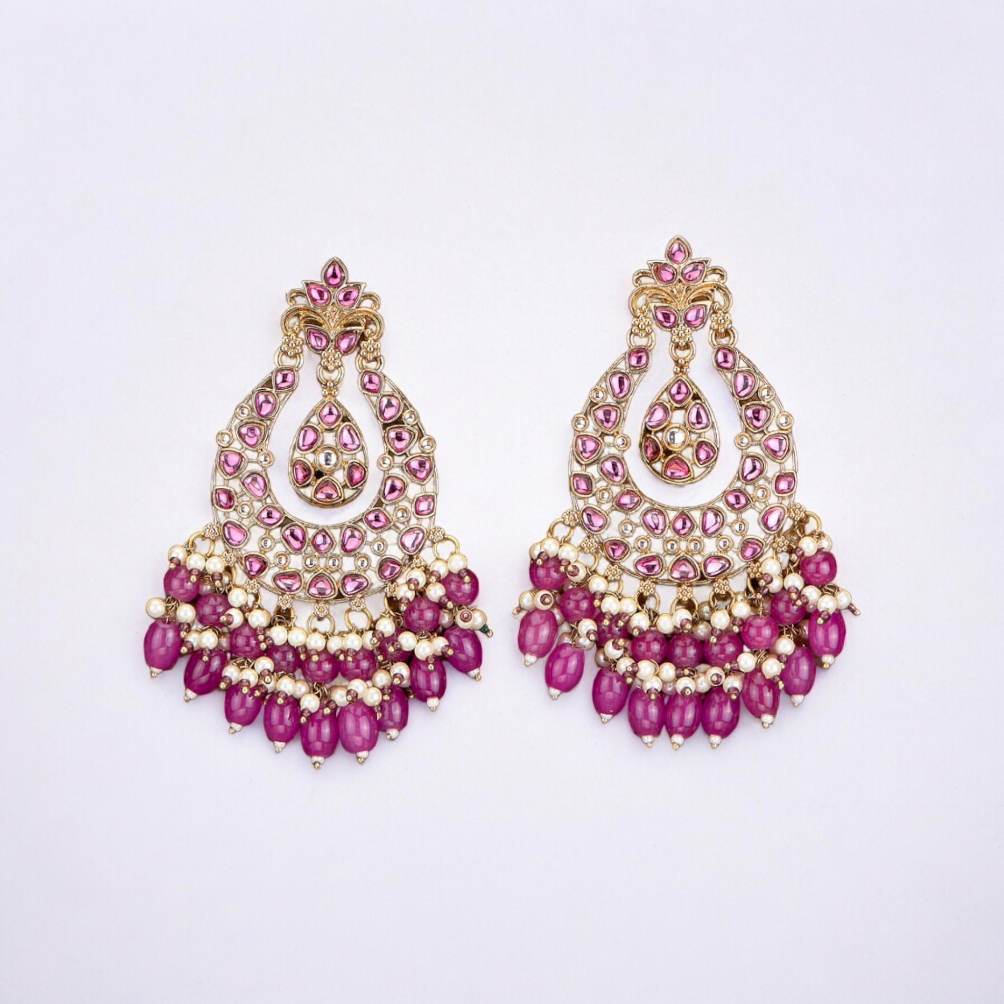long stud earrings