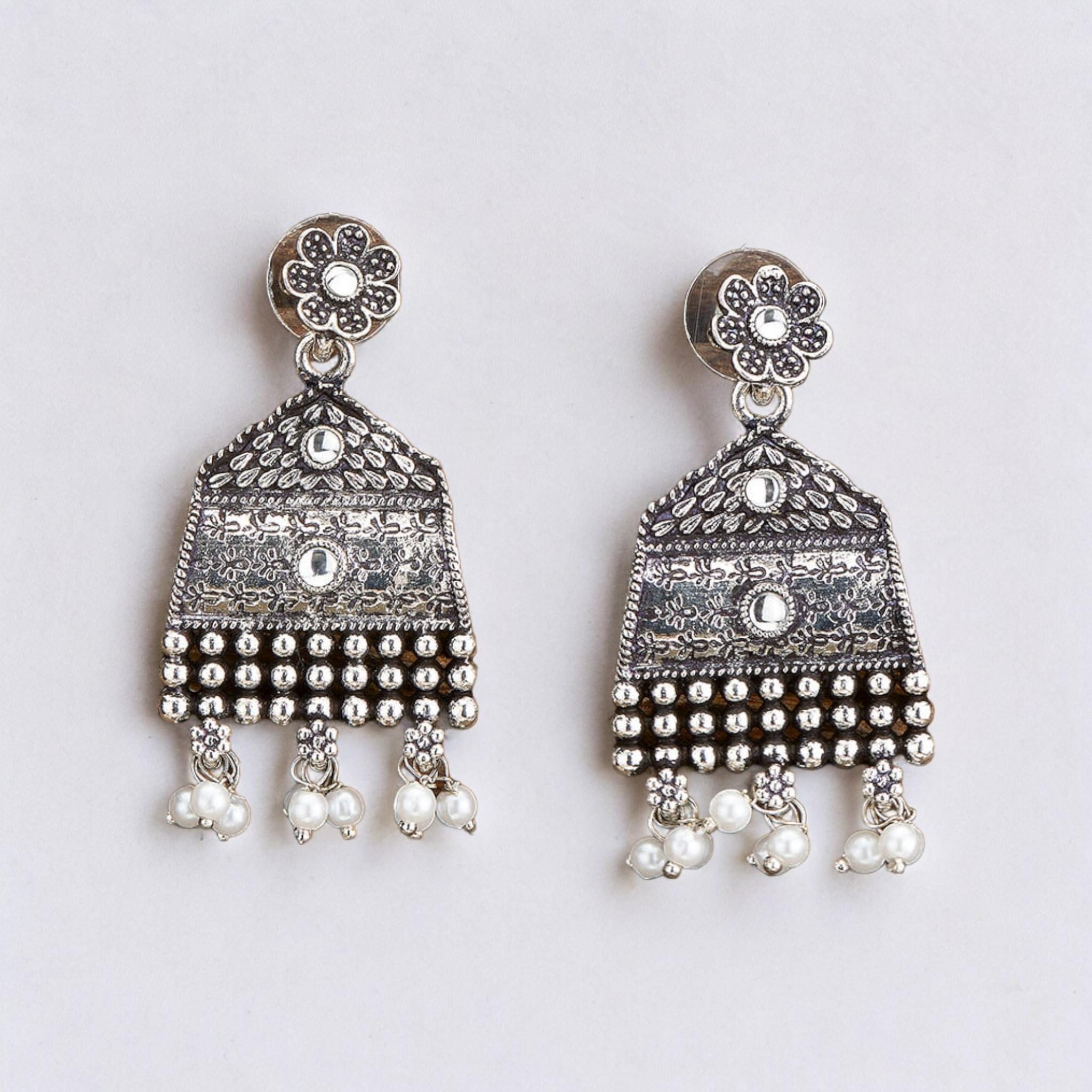 Oxidised Earrings