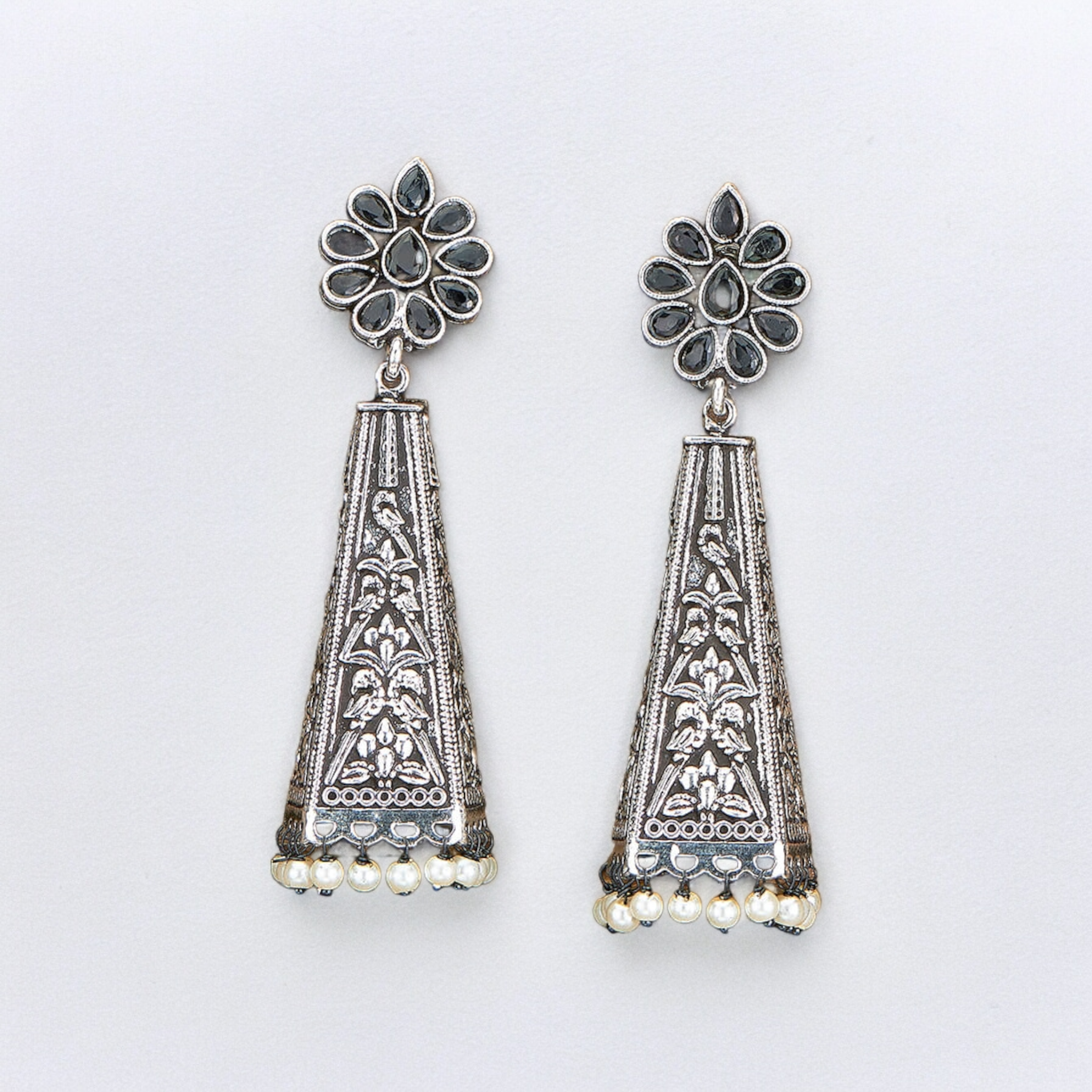 Oxidised Earrings