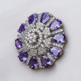 Belle Edge Regal Amethyst Bloom Ring