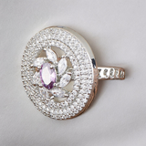 Belle Edge Lavender Luxe Halo Ring