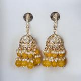 Belle Edge Traditional Gold Plated Earrings