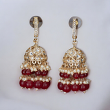 Belle Edge Traditional Gold Plated Earrings