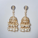 Belle Edge Traditional Gold Plated Earrings