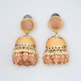 Belle Edge Gold-Tone Jhumka Earrings