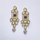Belle Edge HandCrafted Gold Plated Long Pearl Earring