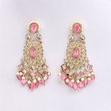 Belle Edge HandCrafted Mehndi Plated Moti Earring