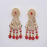 Belle Edge HandCrafted Gold Plated Antique Pearl Earring
