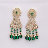 Belle Edge HandCrafted Gold Plated Antique Pearl Earring