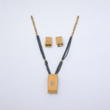 Belle Edge Gold-Plated Necklace Set