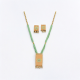 Belle Edge Gold-Plated Necklace Set