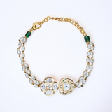 Belle Edge Golden Glow Kundan Bracelet
