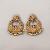 Belle Edge Gold-Plated Temple Earrings
