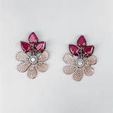 Belle Edge Classic Ruby Rose Plated Cz Tops
