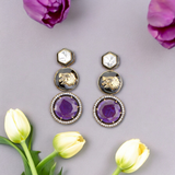 Belle Edge HandCrafted Kundan Drop Earring