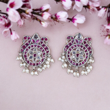 earrings oxidised