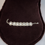 Belle Edge Royal Kundan Pearl Bracelet