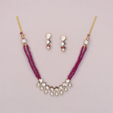 Belle Edge HandCrafted Gold Plated Kundan Bandhai Necklace