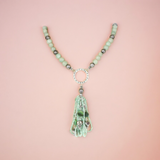 Belle Edge HandCrafted Precious Stone Bead Necklace
