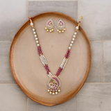 Belle Edge Traditional South Indian Jewelry Set
