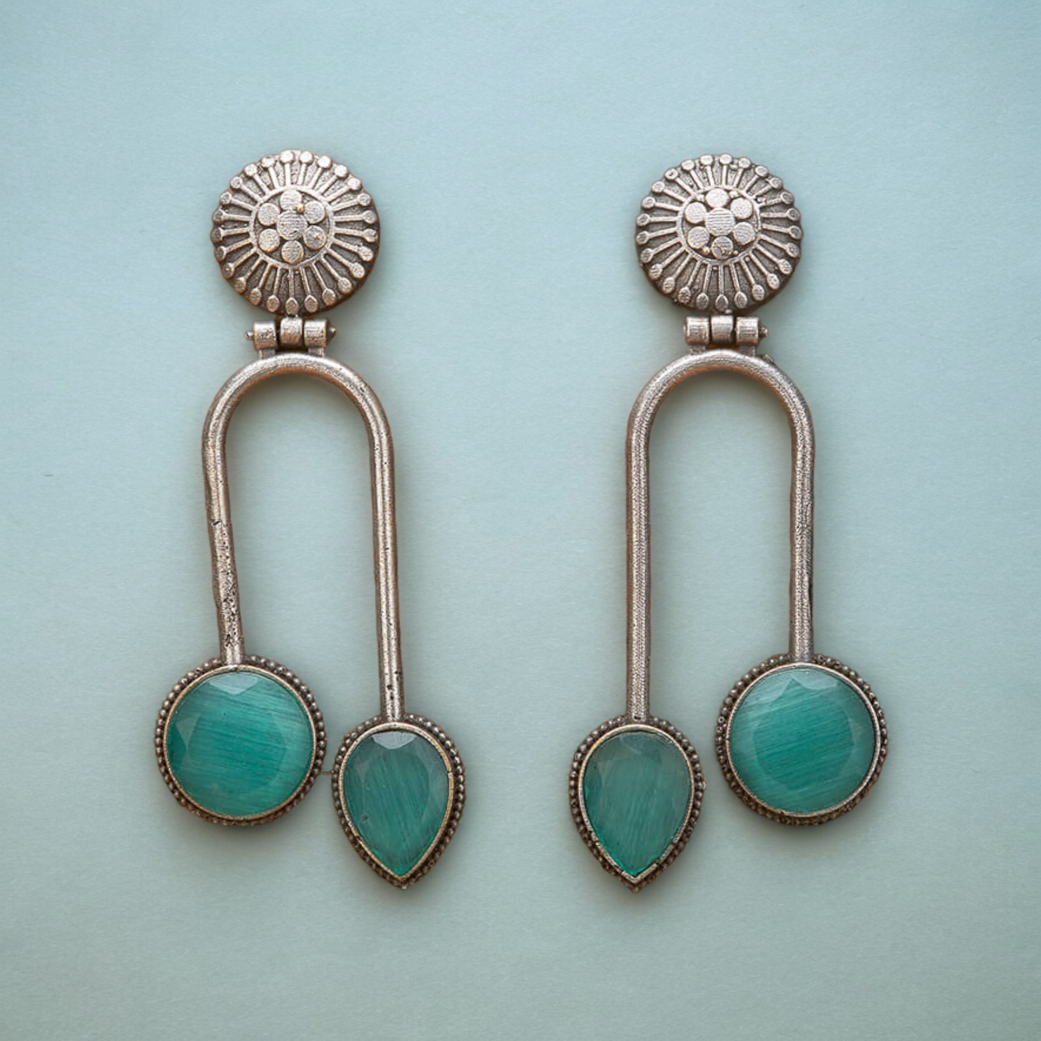 oxidised earrings